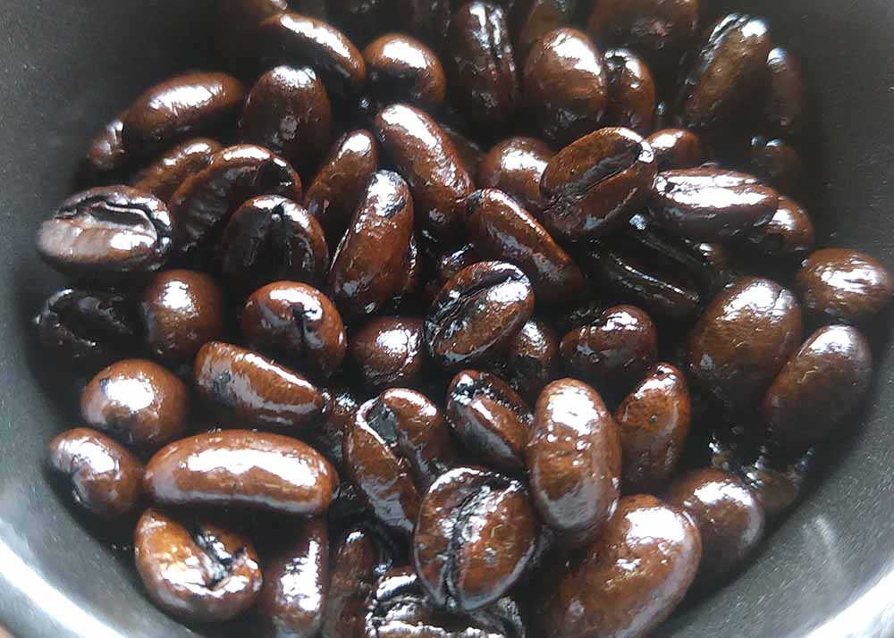 深煎りコーヒー豆